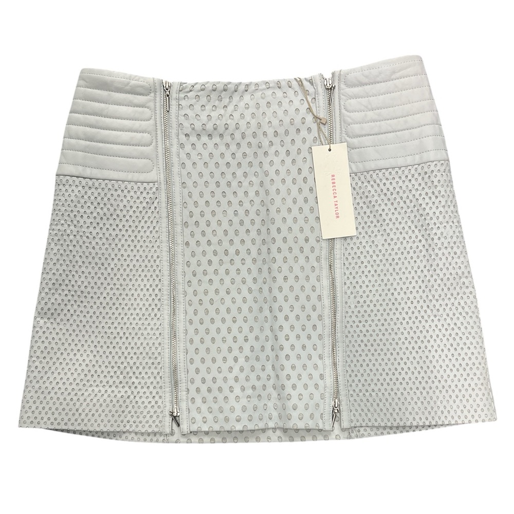 Rebecca Taylor Gray Textured Skirt NWT